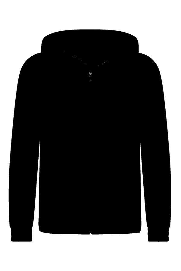 Deep Black Hooded Tech Vest