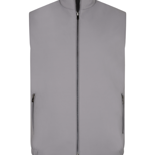 Black and Grey reverseble body warmer