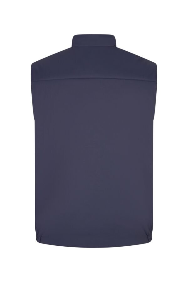 Deep blue and Powder bleu reverseble body warmer