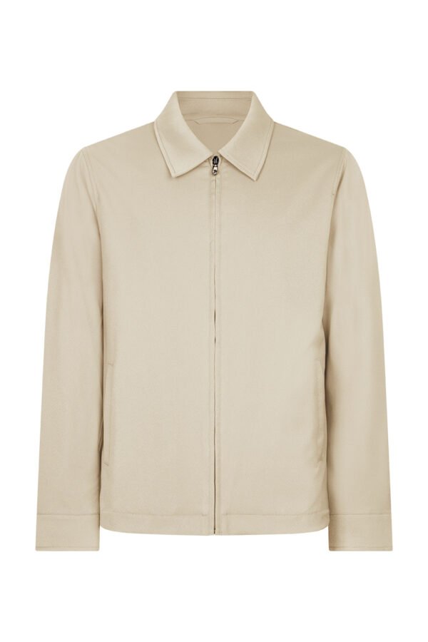 Beige Tailored Tech Vest