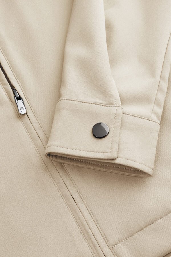Beige Tailored Tech Vest