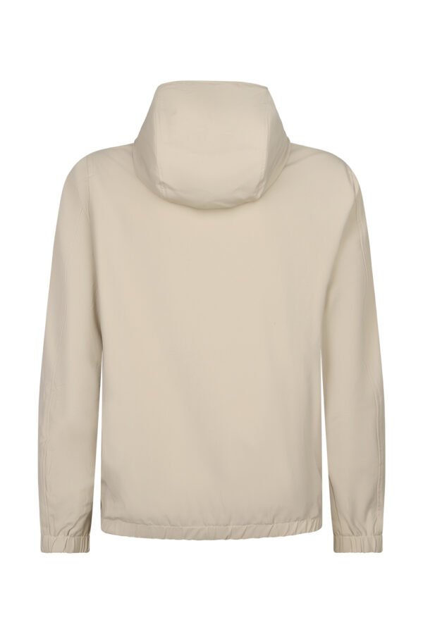 Beige Hooded Techsuit