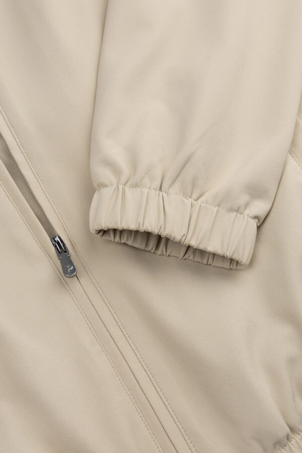 Beige Hooded Techsuit