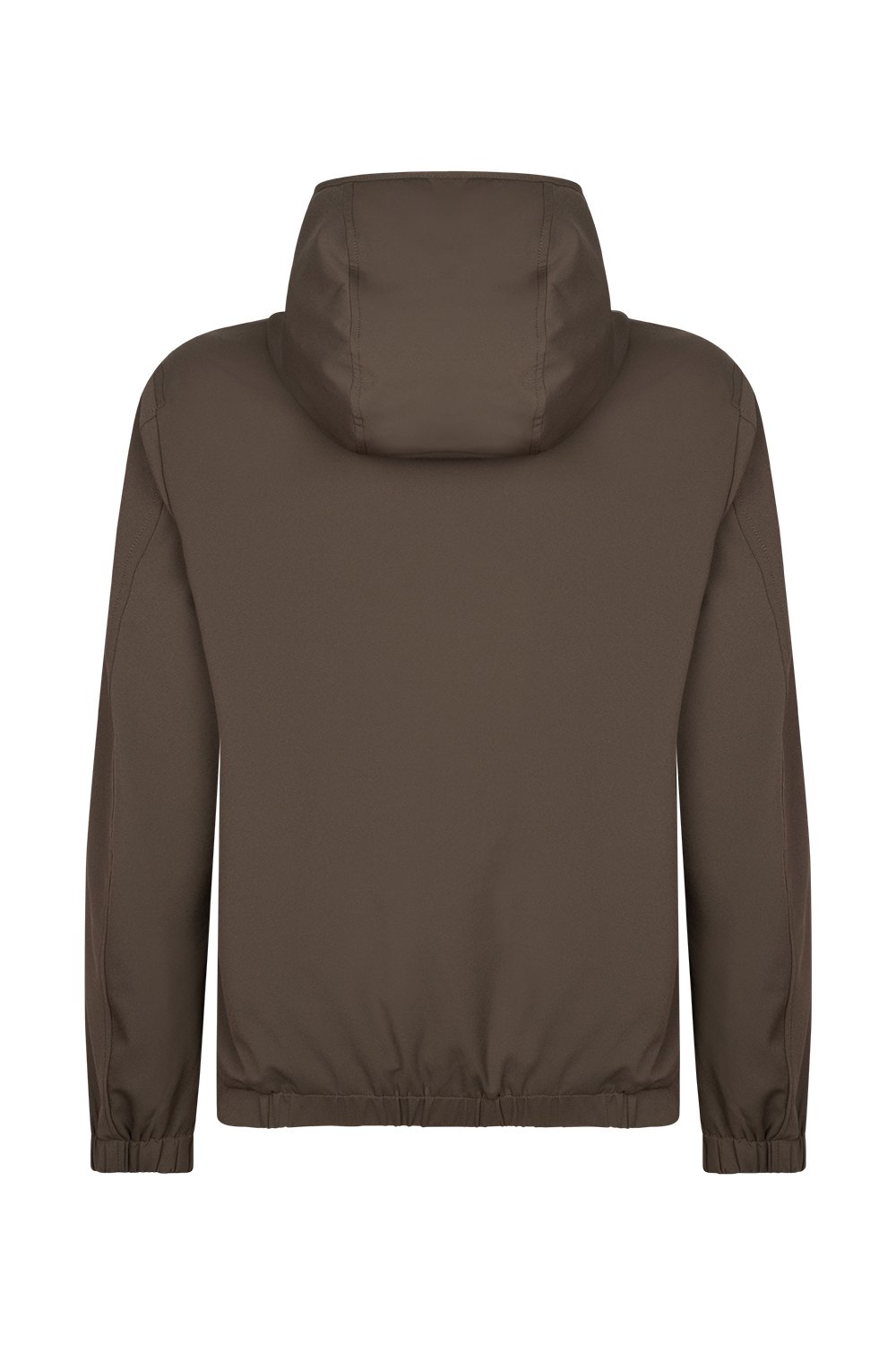 Brown Hooded Tech Vest - NEW WAVE