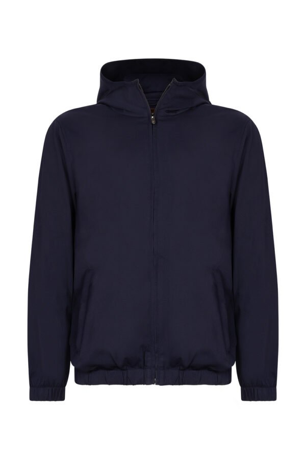 Navy Hooded Techsuit