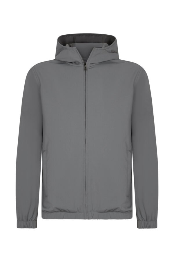 Grey Hooded Techsuit