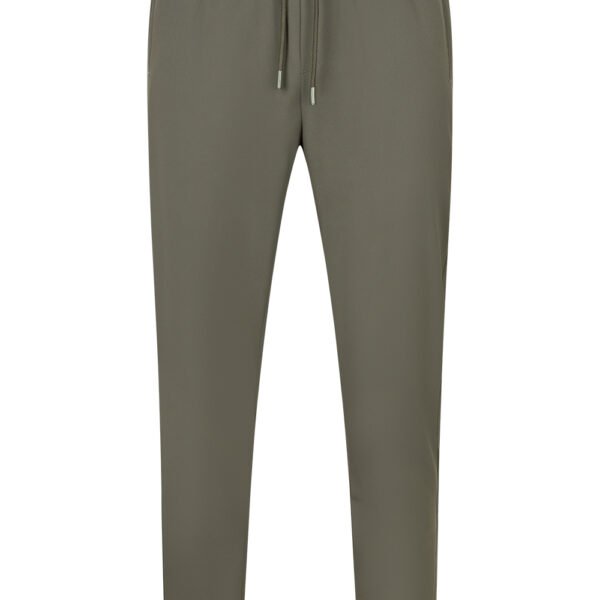 Olive Green Refined Trousers