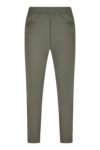 Olive Green Refined Trousers