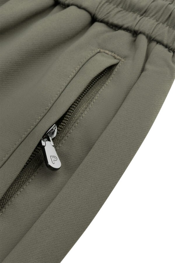 Olive Green Refined Trousers