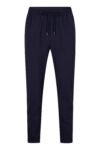 Navy Blue Refined Trousers