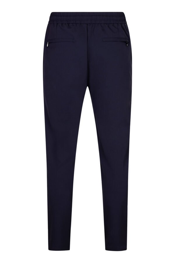 Navy Blue Refined Trousers