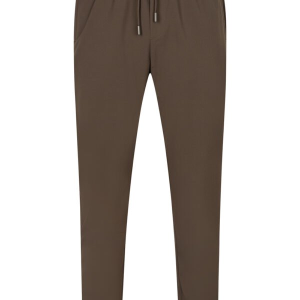 Taupe Brown Refined Trousers