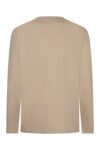 Beige Long Sleeve Sheen Shirt