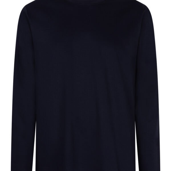 Navy Blue Sheen Long Sleeve Shirt
