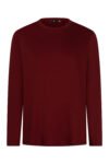 Burgundy Sheen Long Sleeve Shirt