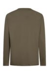 Olive Green Sheen Long Sleeve Shirt