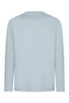 Baby Blue Sheen Long Sleeve Shirt