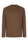Taupe Brown Sheen Long Sleeve Shirt