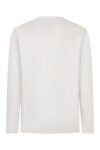 White Long Sleeve Sheen Shirt