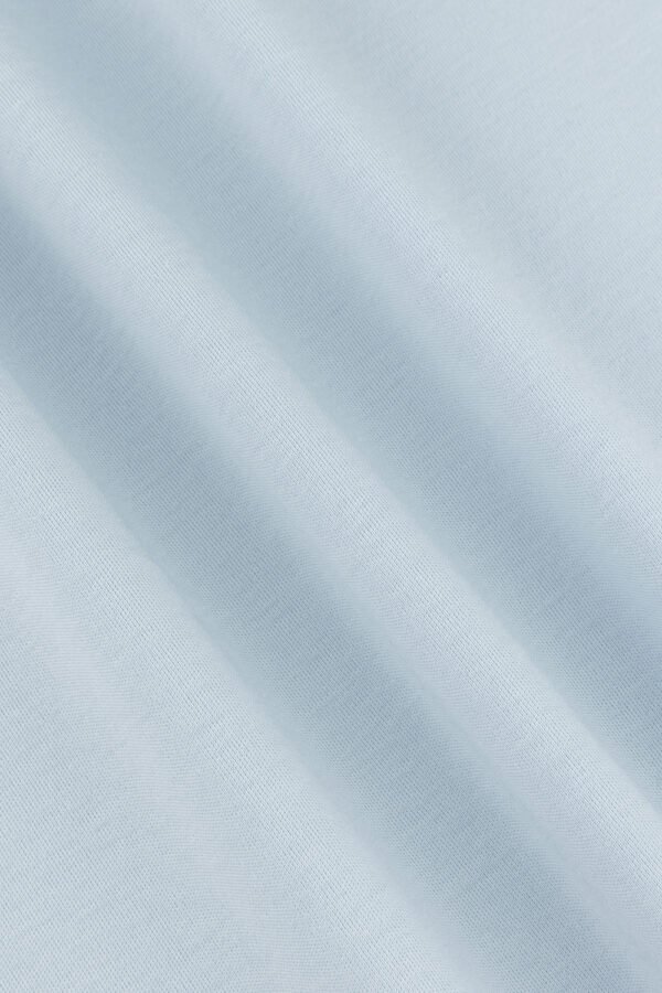 Baby Blue Sheen Long Sleeve Shirt