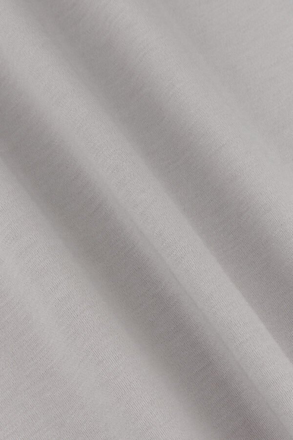 Light Grey Sheen Long Sleeve Shirt