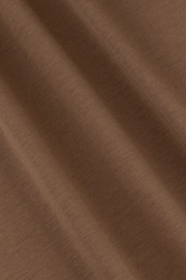 Taupe Brown Sheen T-Shirt